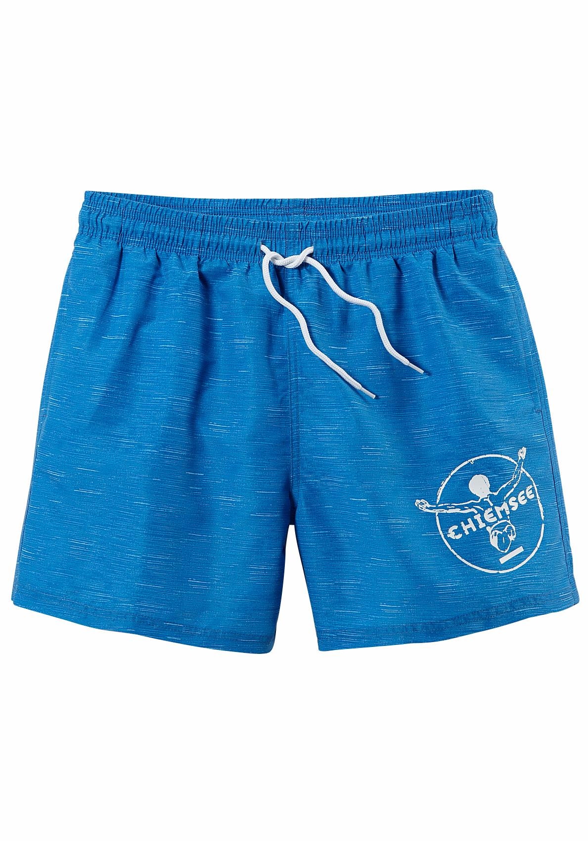Chiemsee Badeshorts »Melange« mit Logodruck, seitliche Eingrifftaschen