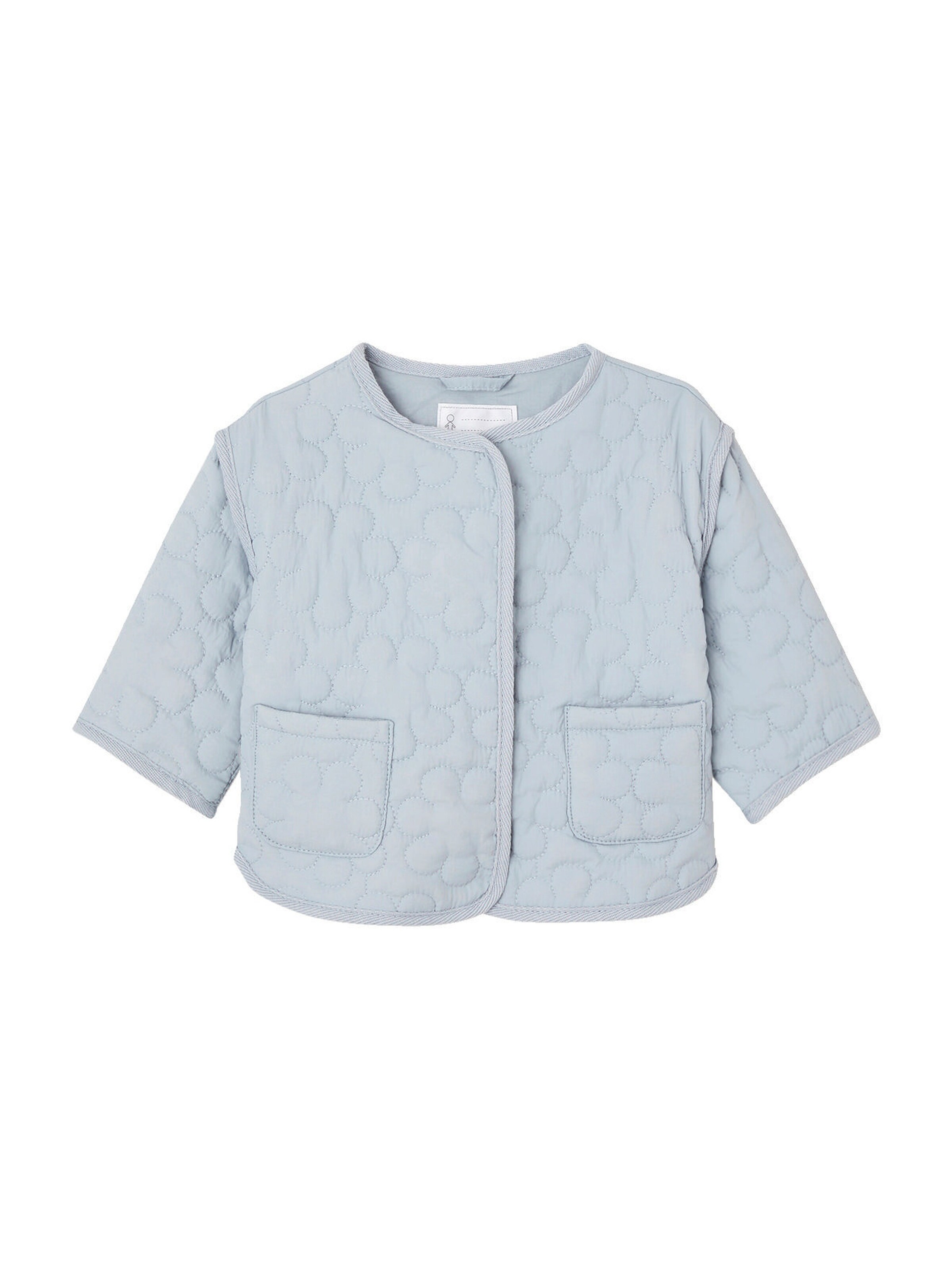 Vertbaudet Baby Steppjacke mit Recyclingmaterial hellblau