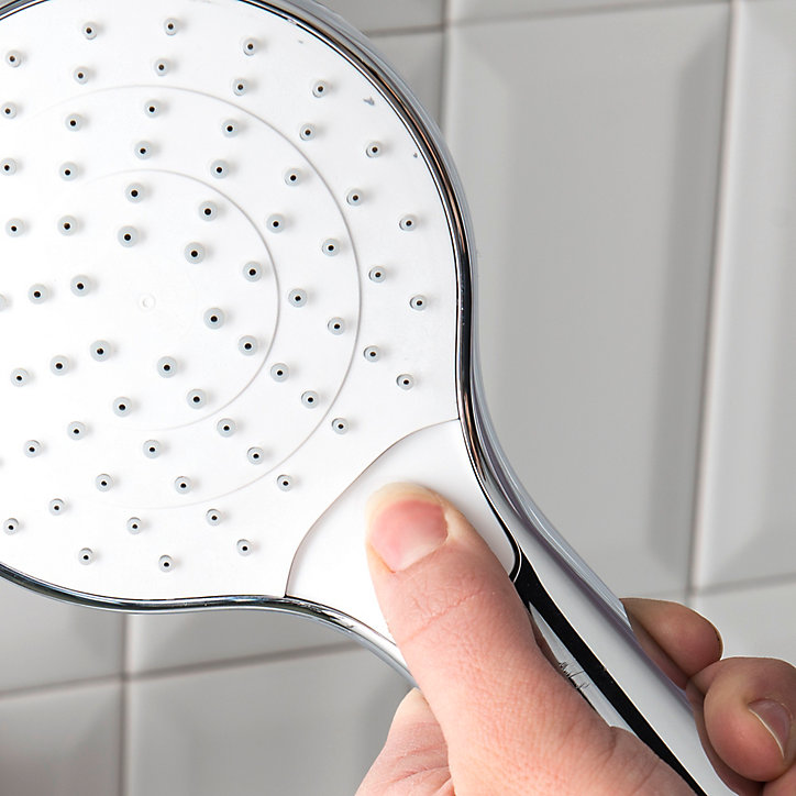 Kit de douche sans robinetterie avec douchette 3 jets + flexible + barre réglable Hansgrohe Croma Select S Vario