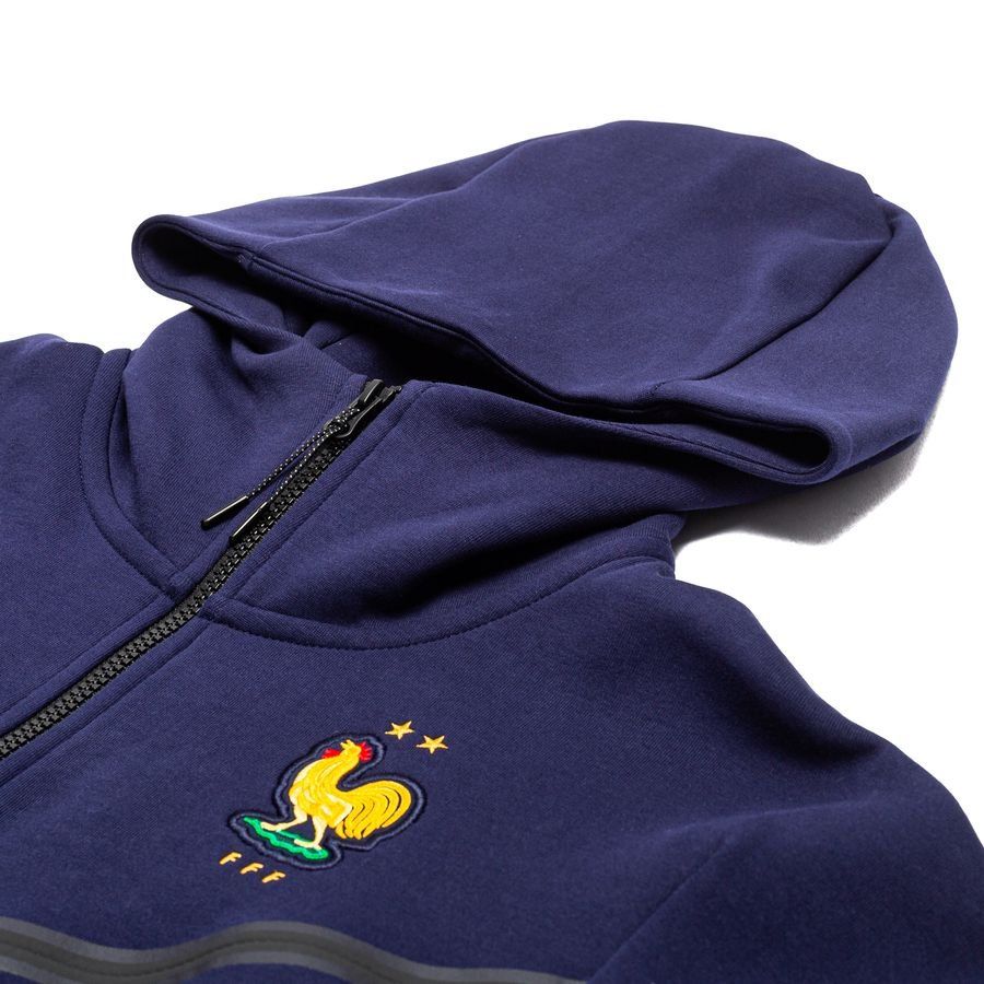 France Sweat à Capuche NSW Tech Fleece FZ - Bleu/Or