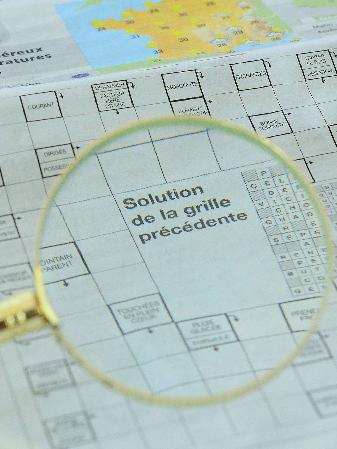 Loupe + tournevis en laiton