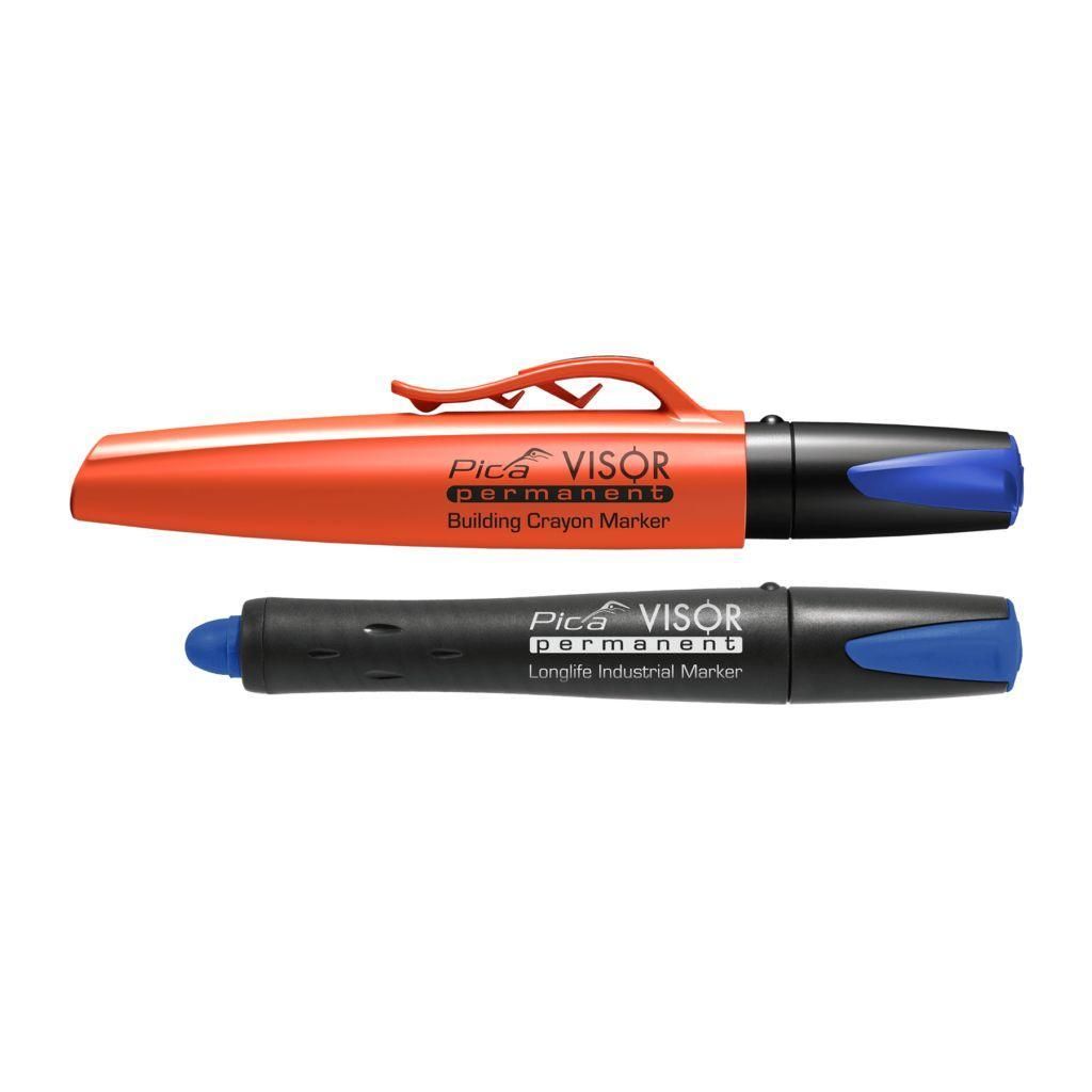 Pica 990/41 VISOR Permanent marker blauw in blisterverpakking - PI99041SB