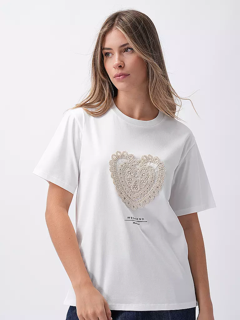 WEEKEND MAX MARA T-Shirt BARBARNO creme