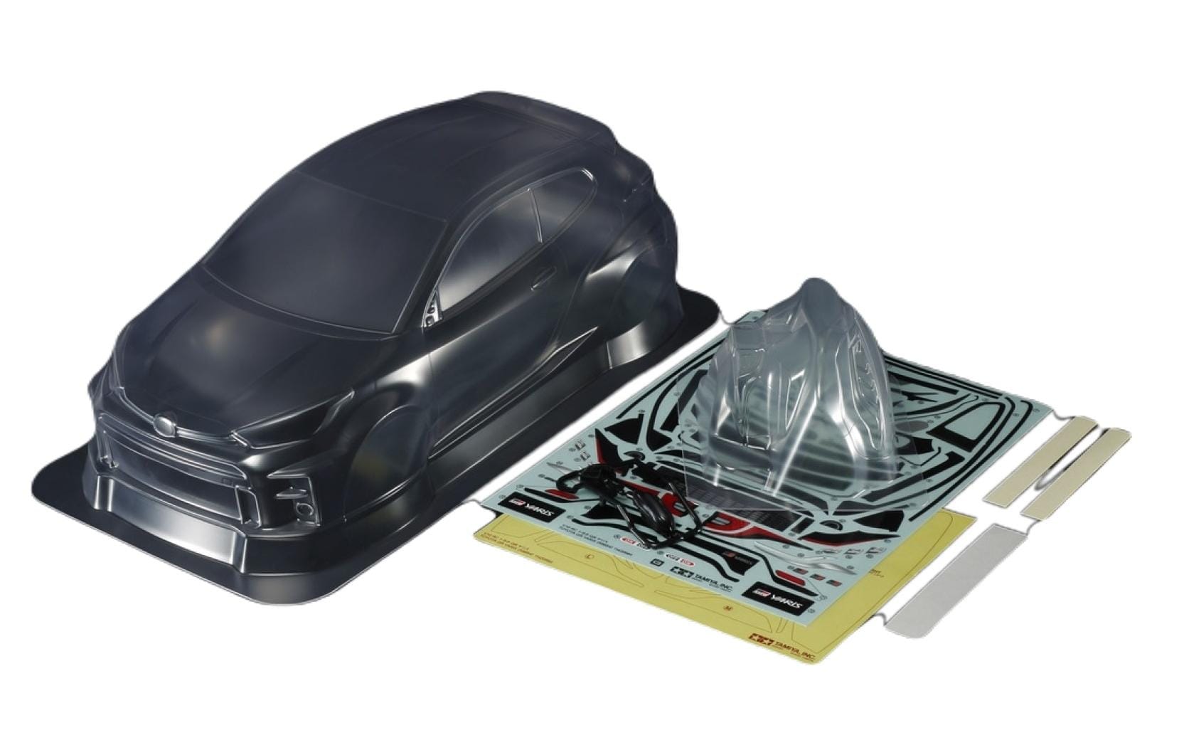 Karosserie Toyota GR Yaris, unlackiert, 1:10Toyota GR Yaris Lexan Body für M-Chassis