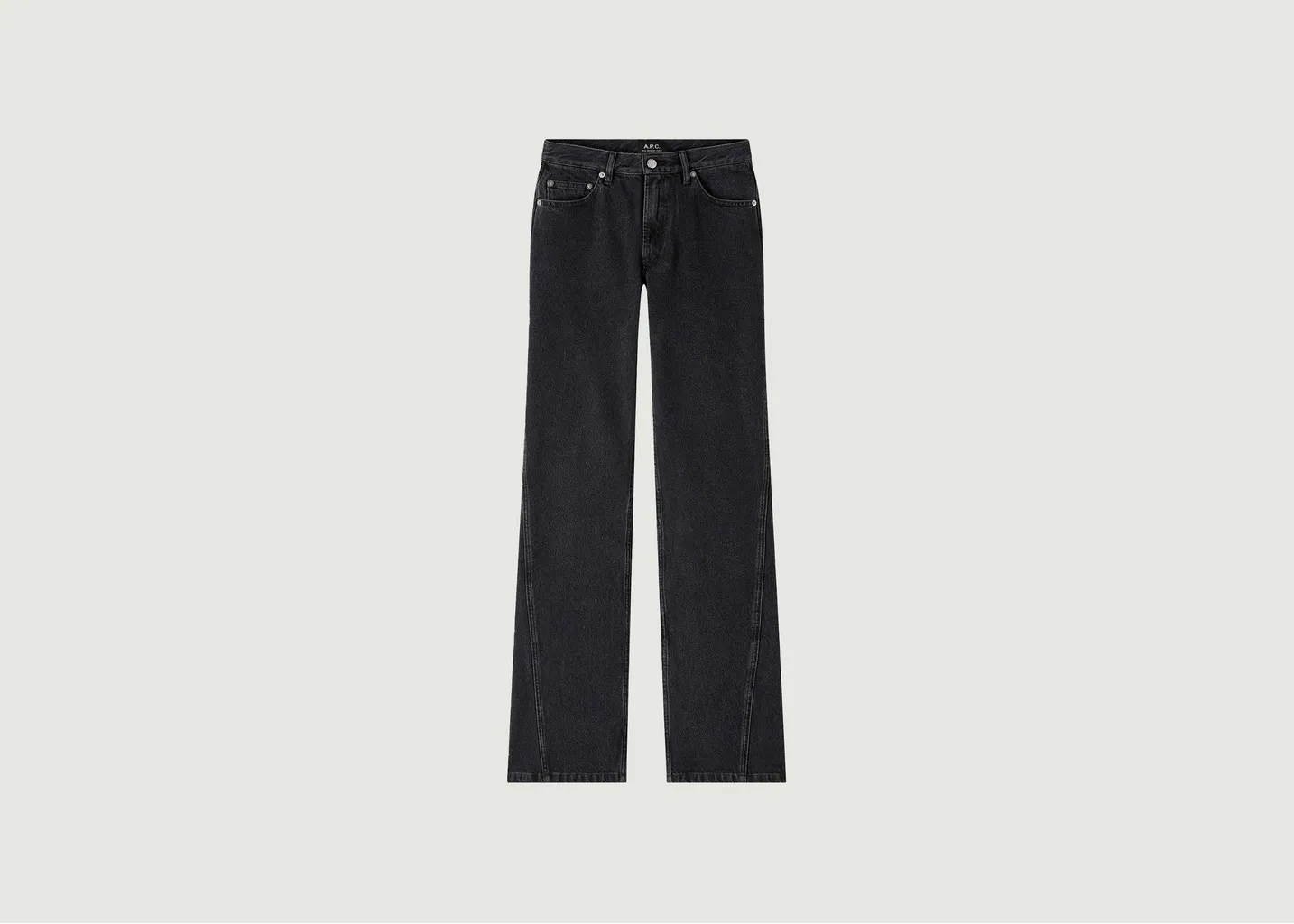 Jean teinté coupe flare Elle A.P.C.