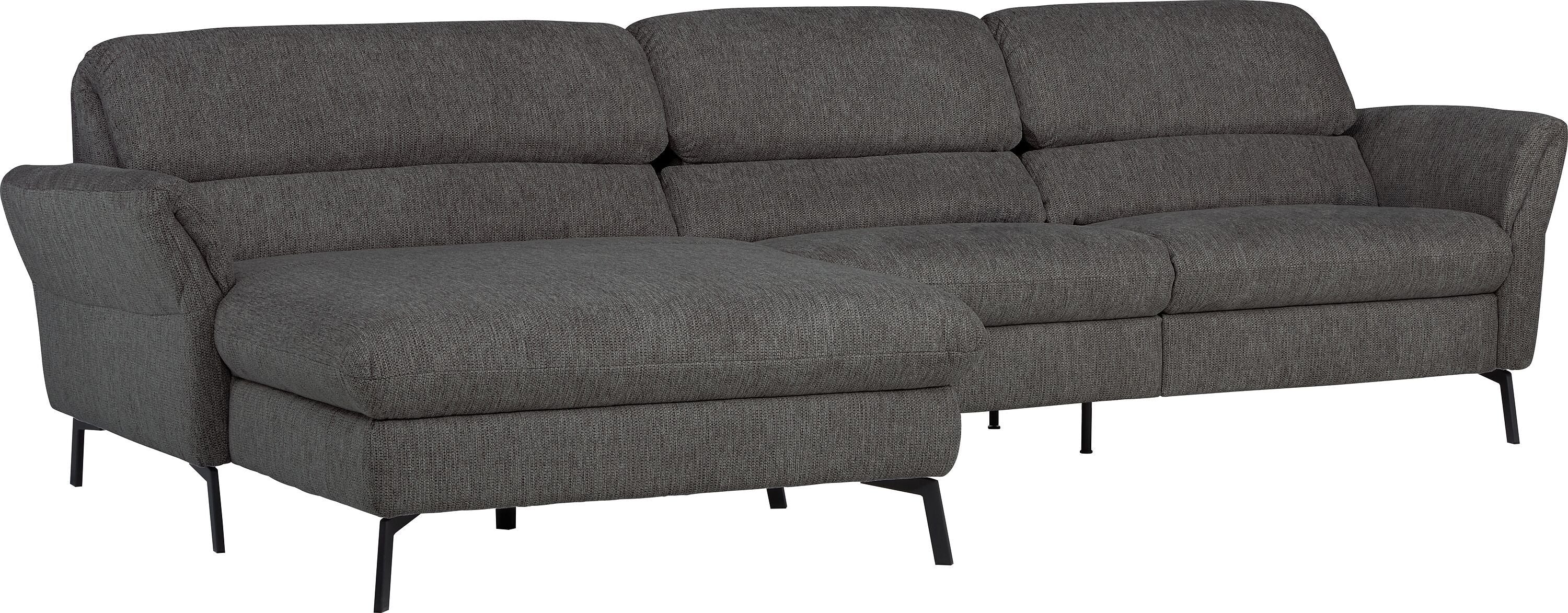 SEBO Ecksofa - Anthrazit / B: 284.0 cm x T: 161.0 cm x H: 84.0 cm