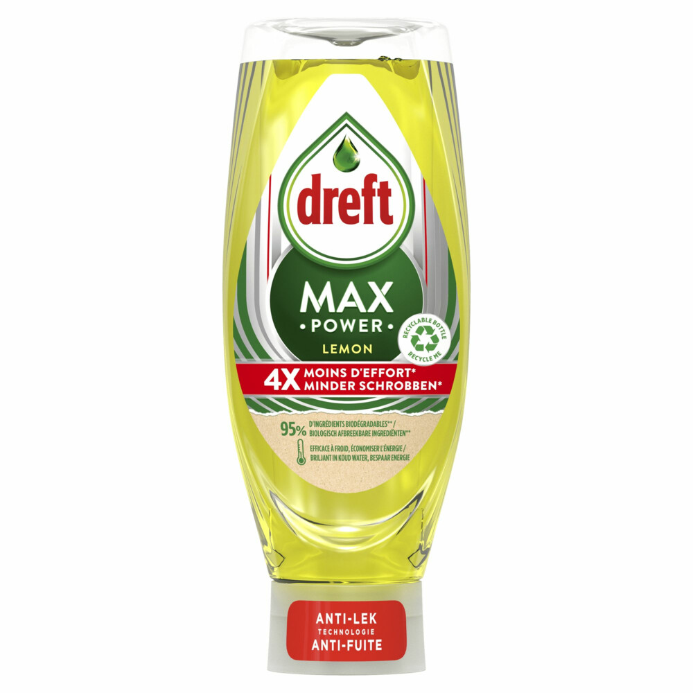 Dreft Max Power Afwasmiddel Lemon640 ml