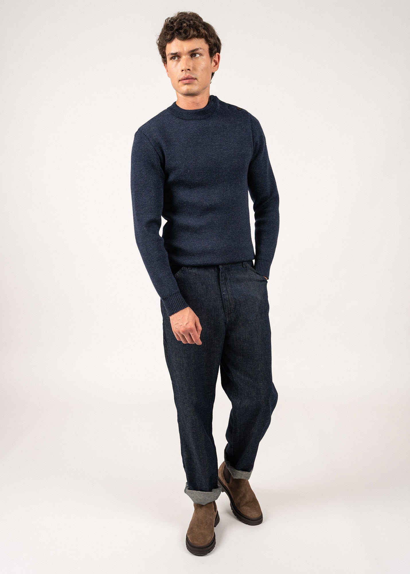 Pull marin uni Matelot