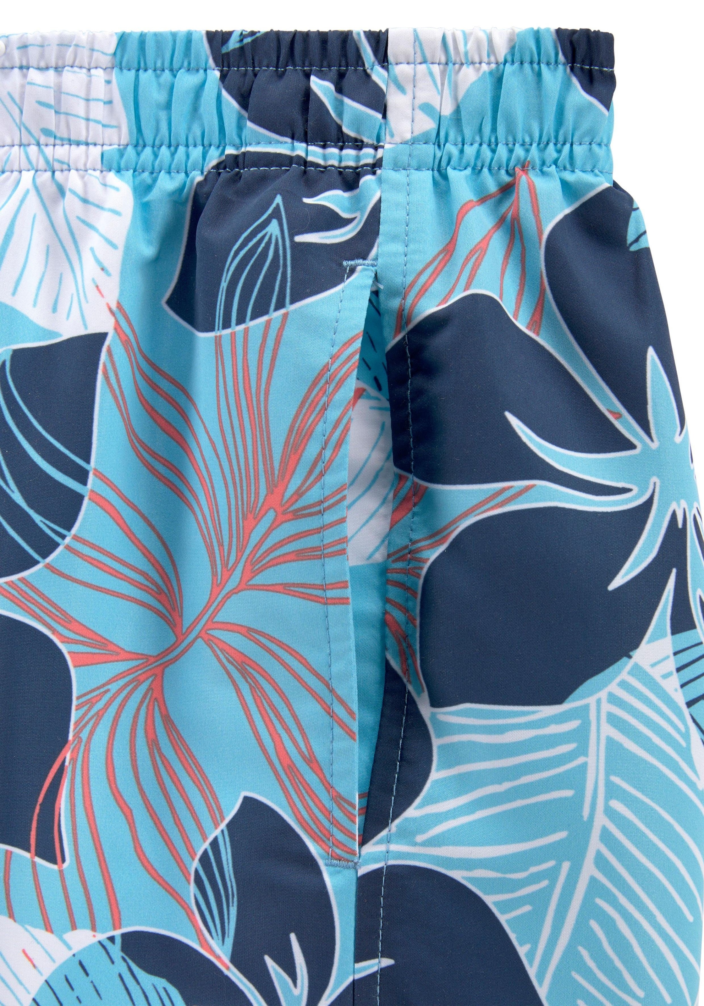 KangaROOS Badeshorts »Moloka Kids«, 1 Stk. mit Hawaiiprint