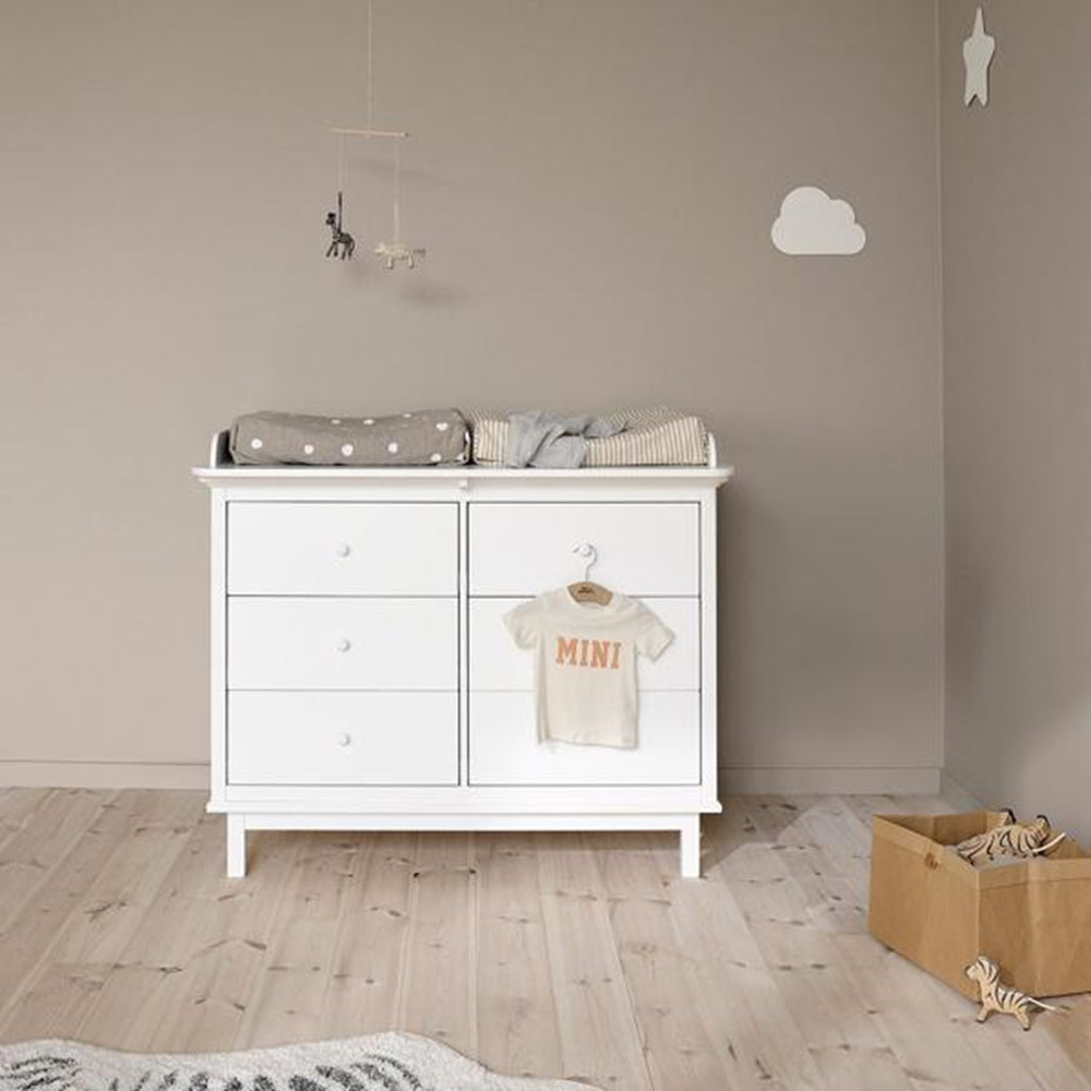 Køb Oliver Furniture Seaside Puslekommode m. 6 Skuffer