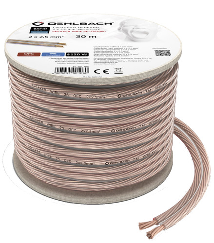Oehlbach Luidsprekerkabel (2 x 2,5 mm) 30 meter