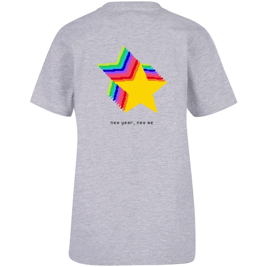 F4NT4STIC T-Shirt SIlvester Party Happy People Only heather grey