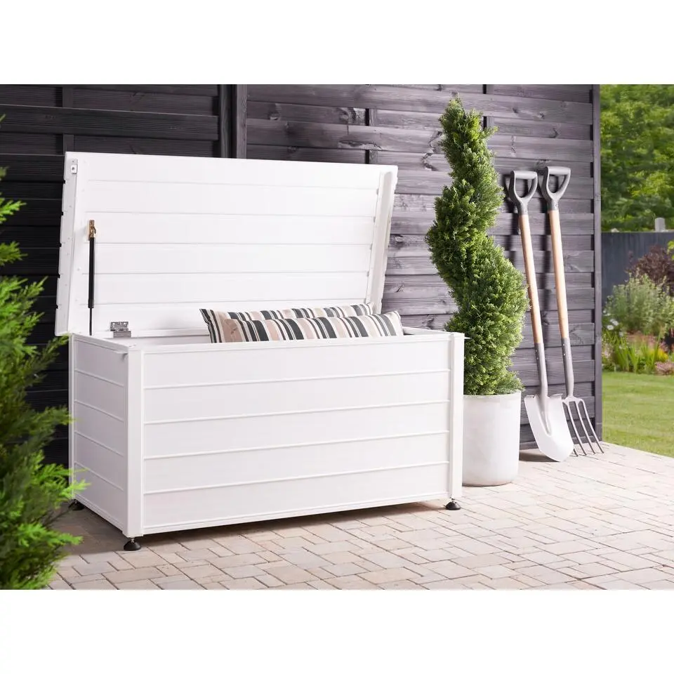 CAMPALTO - Kussenbox - Wit - 123 x 60 cm - Aluminium