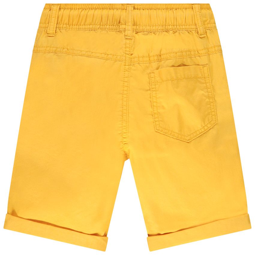 Bermuda court en coton pour enfant garçon - Jaune