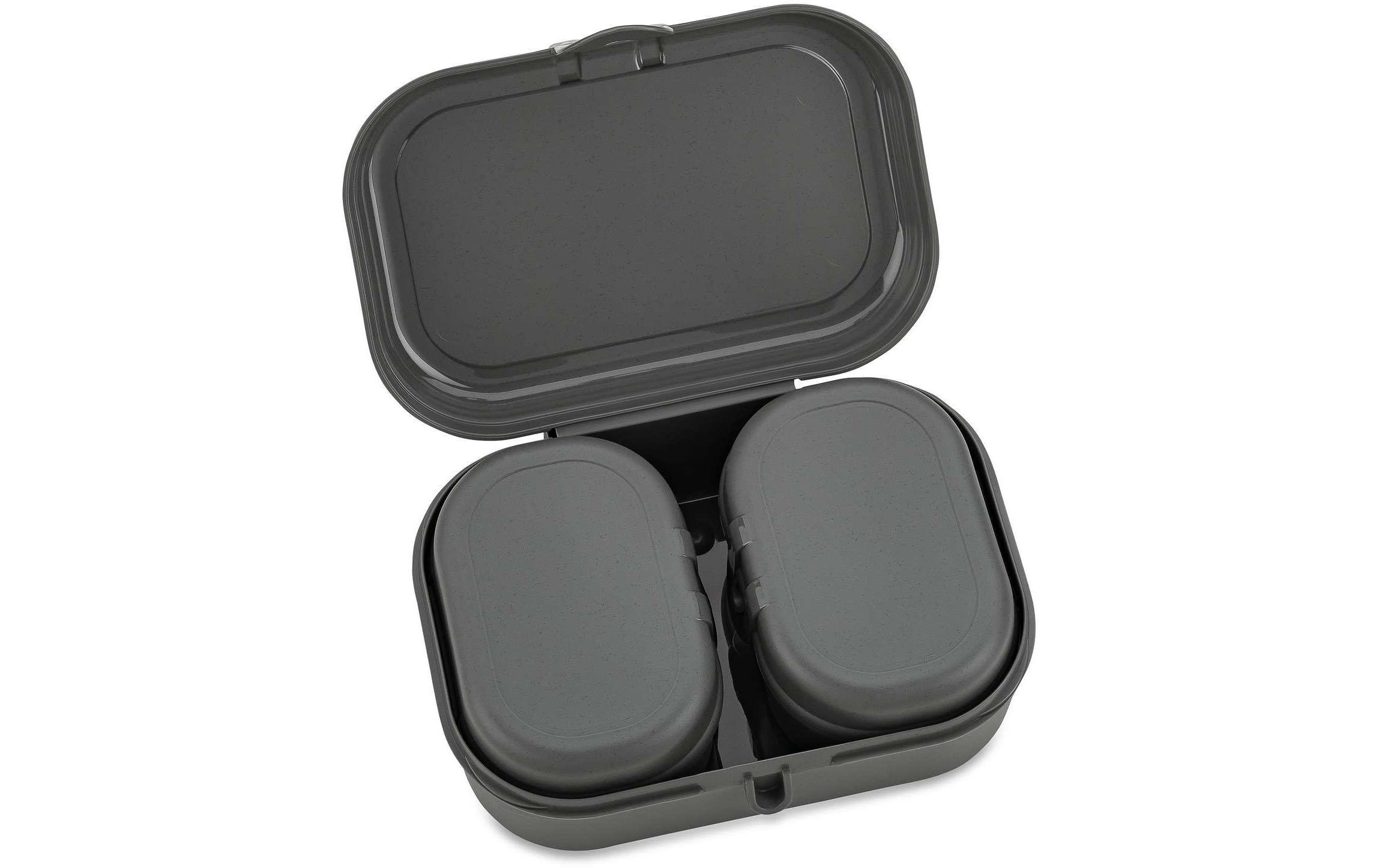 Lunchbox Pascal Ready Mini Schwarz/GrauSchwarze Frühstücksdosen