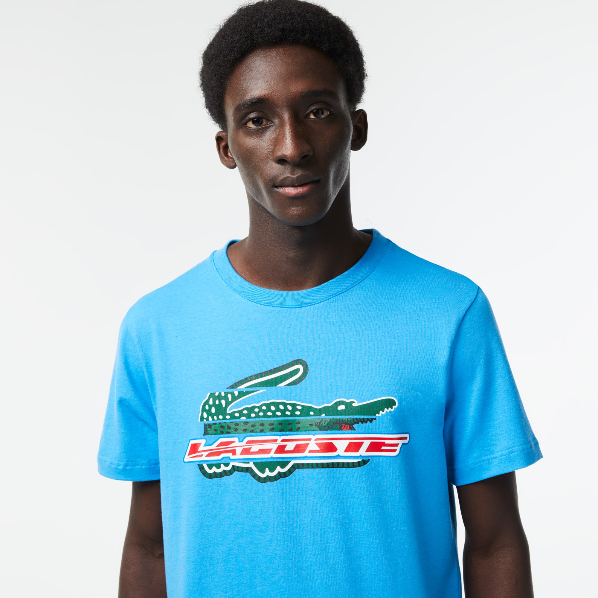 Herren LACOSTE SPORT T-Shirt aus Bio-Baumwolle T-Shirts - Blau - Lacoste - Herren