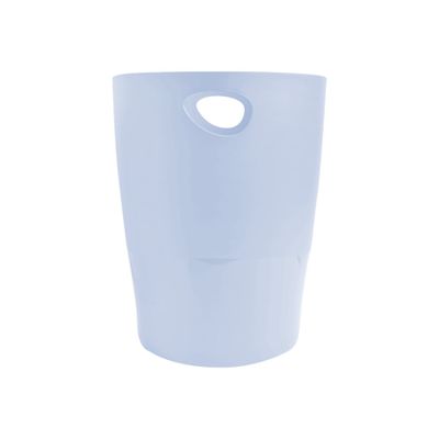 Exacompta Ecobin Aquarel - Corbeille à papier - 15L - bleu pastel