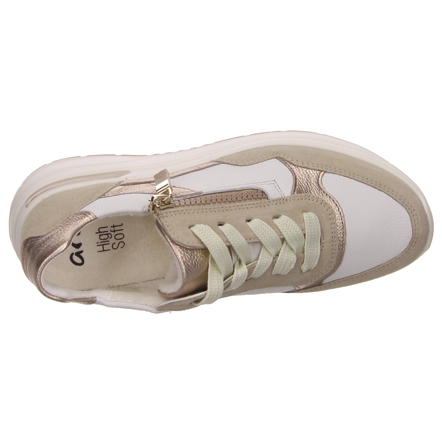Ara Sneaker weiß/sand beige