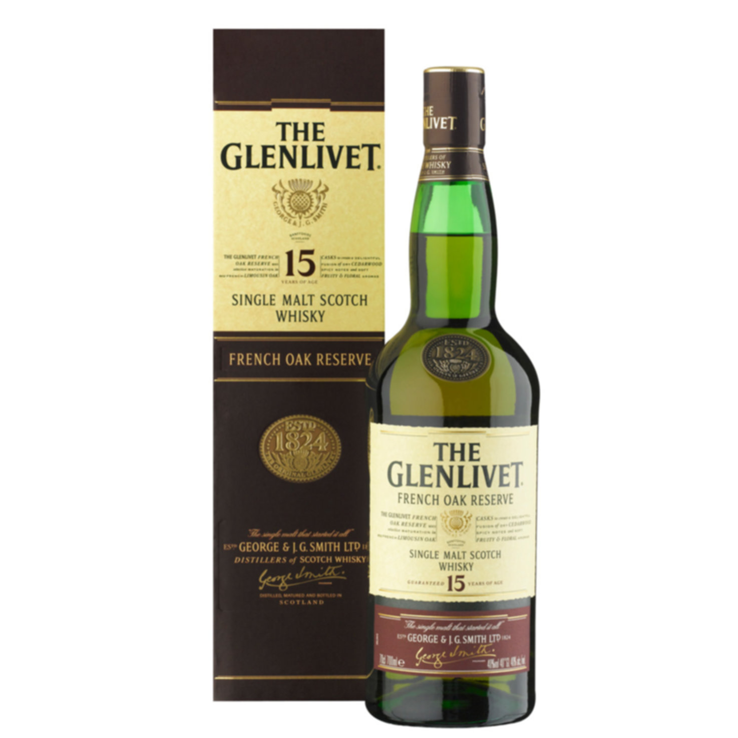 Glenlivet 15 Years Single Malt -70cl