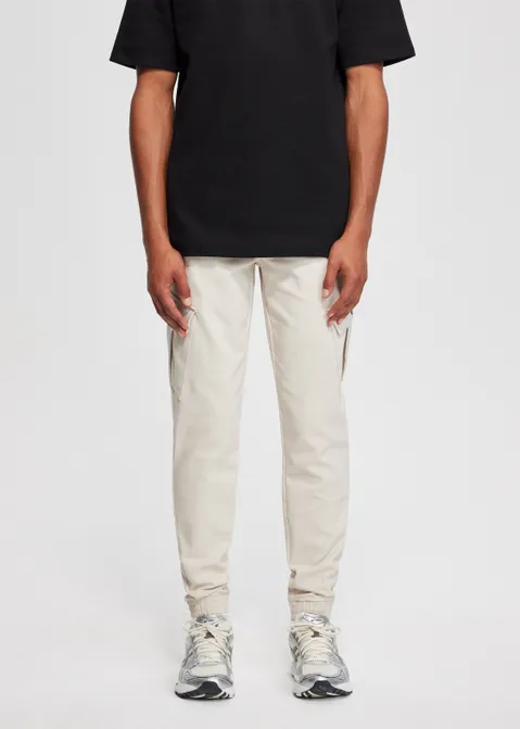 Cargo jogger off-white (CREME.L)