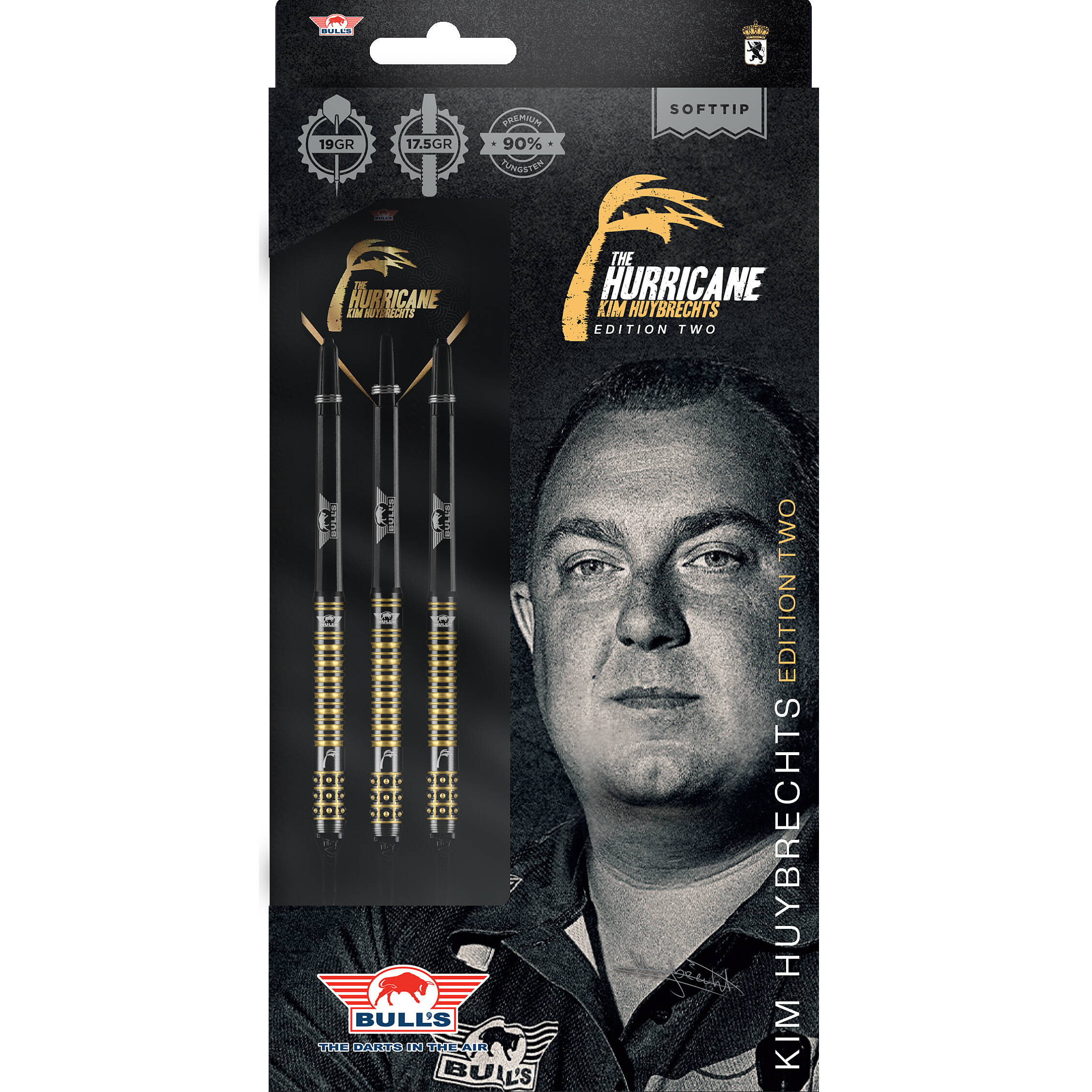 Bull's NL - Kim Huybrechts Black E2 - Softdart