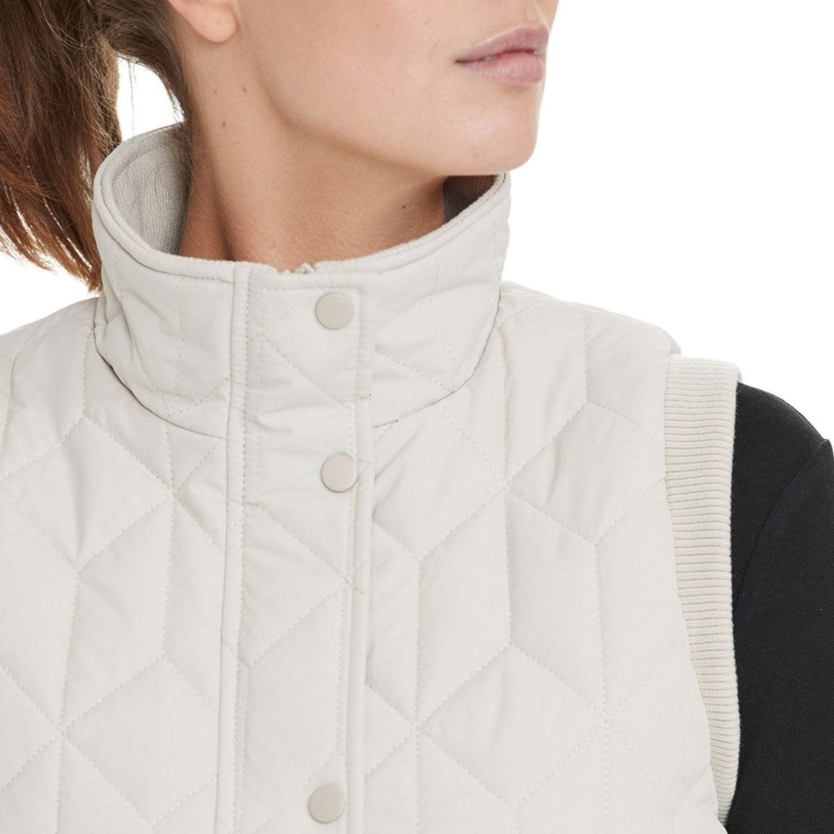 Weather Report Beah Long Quiltet Vest Dame