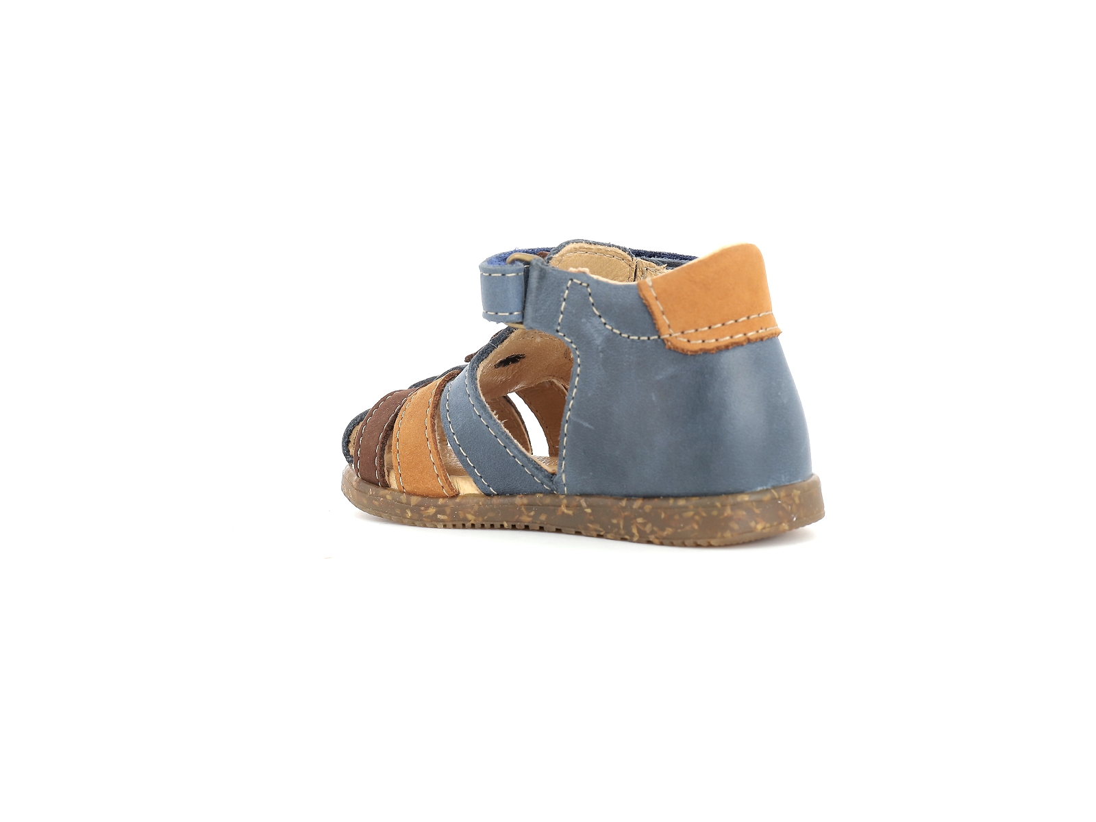 Bopy-RADIUS Cuir Bleu Marron
