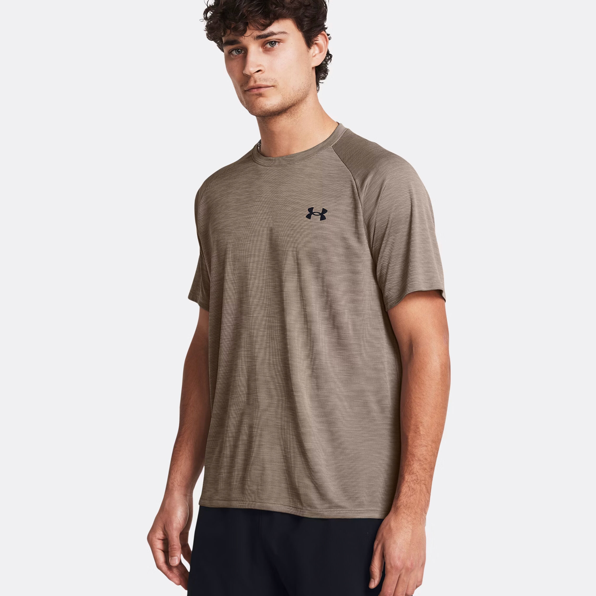 Under Armour Tech Textured T-shirt Hommes - Beige