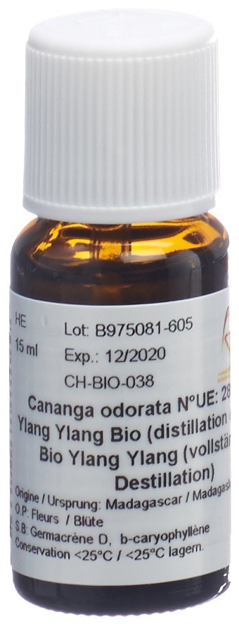 Aromasan Ylang Ylang<br>15 ml, Ätherisches Öl, Bio