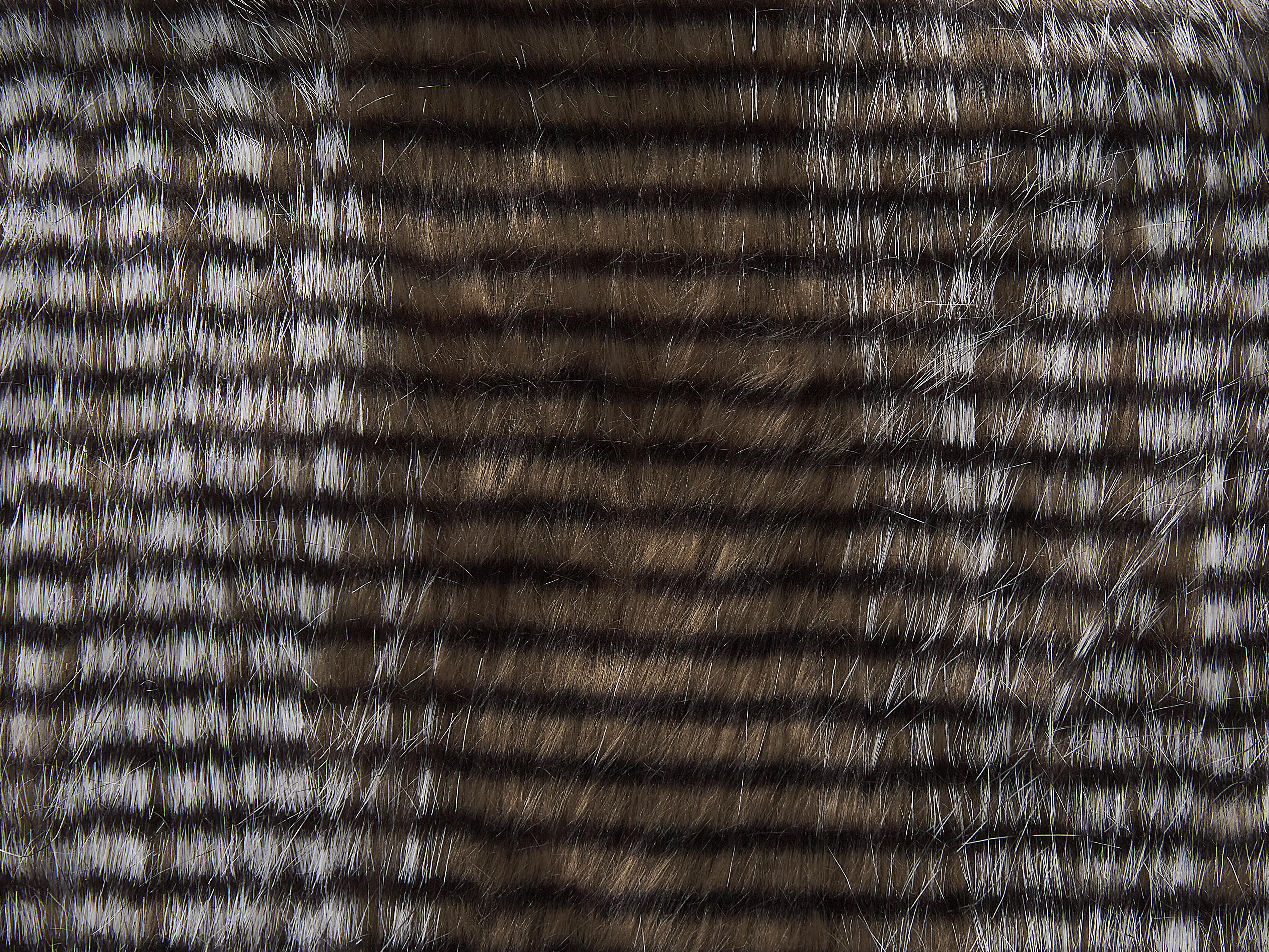 Plaid ASDAD Stof 180 x 220 cm Bruin