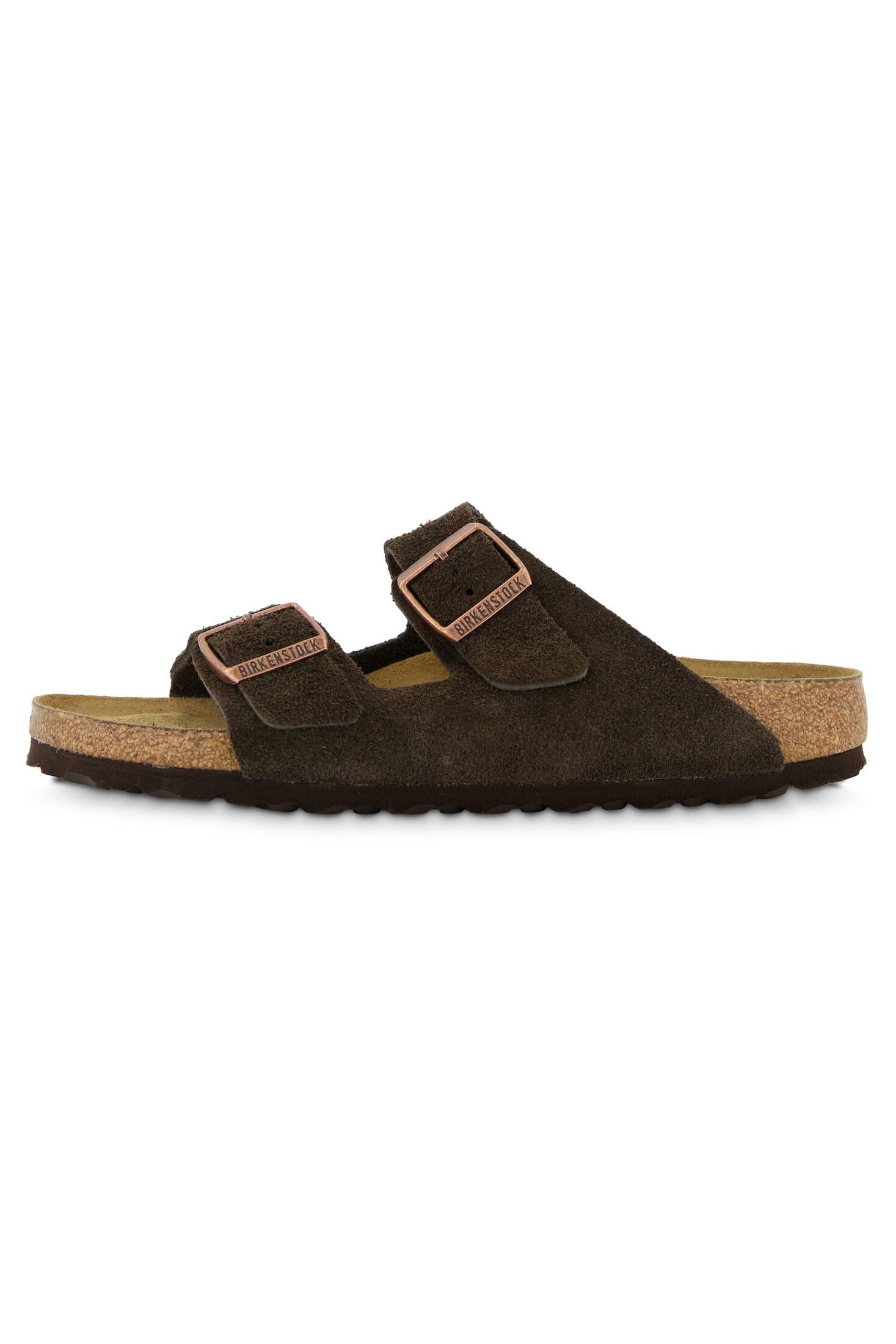 Birkenstock| Herren Pantoletten ARIZONA SFB SUEDE aus Veloursleder