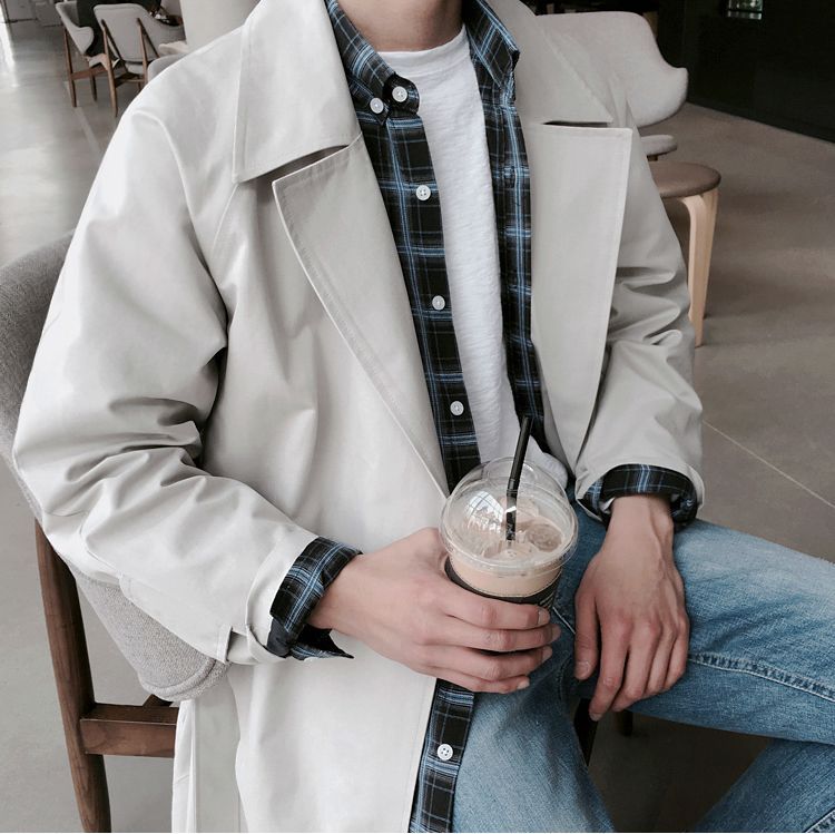 DragonRoad - Double-breasted midi trenchcoat