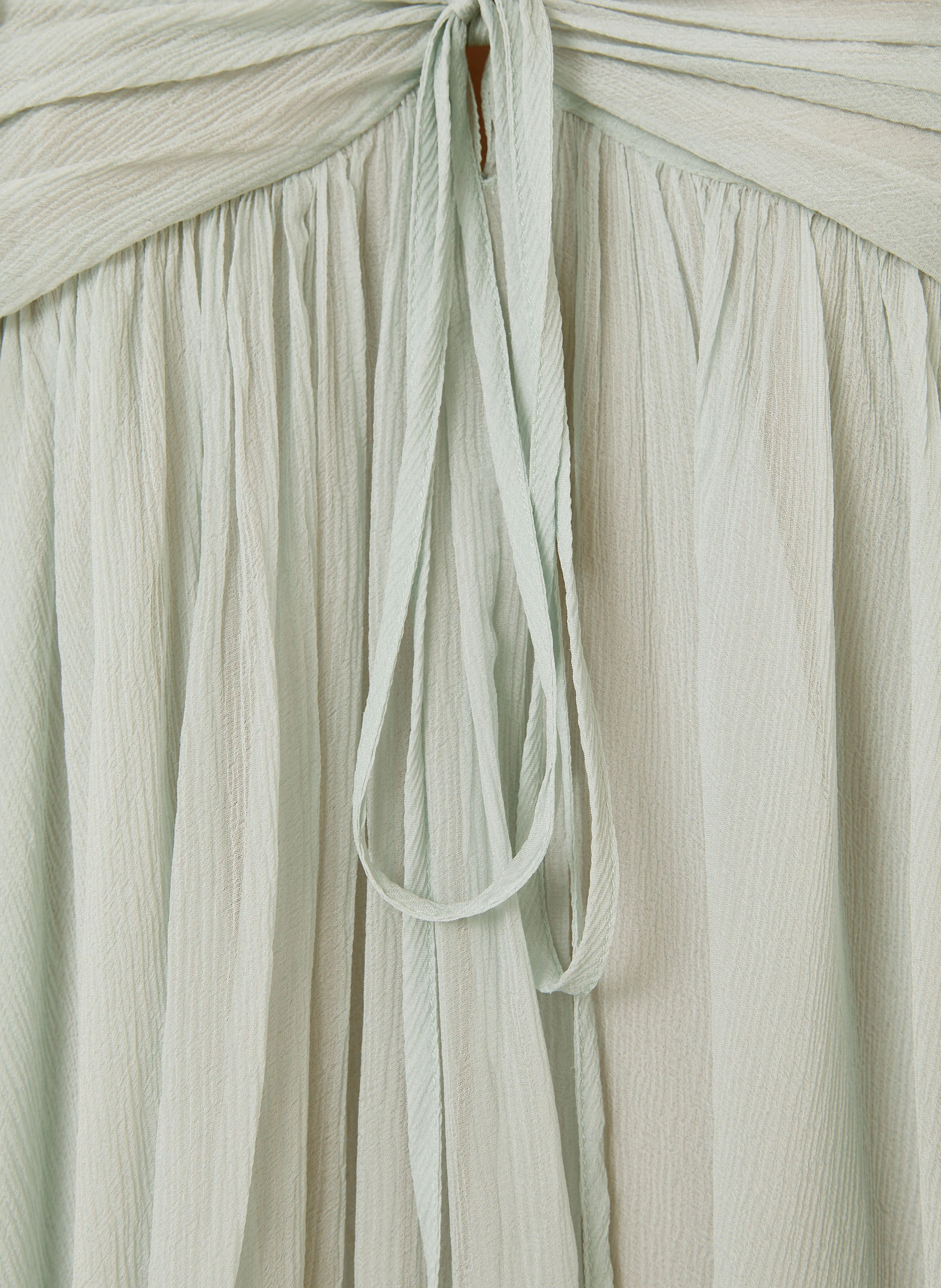 Chloé Seidenkleid mit 3/4-Arm