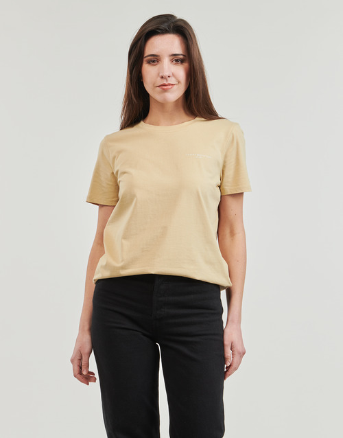 Tommy Hilfiger - 1985 REG MINI CORP LOGO C-NK SS - Beige