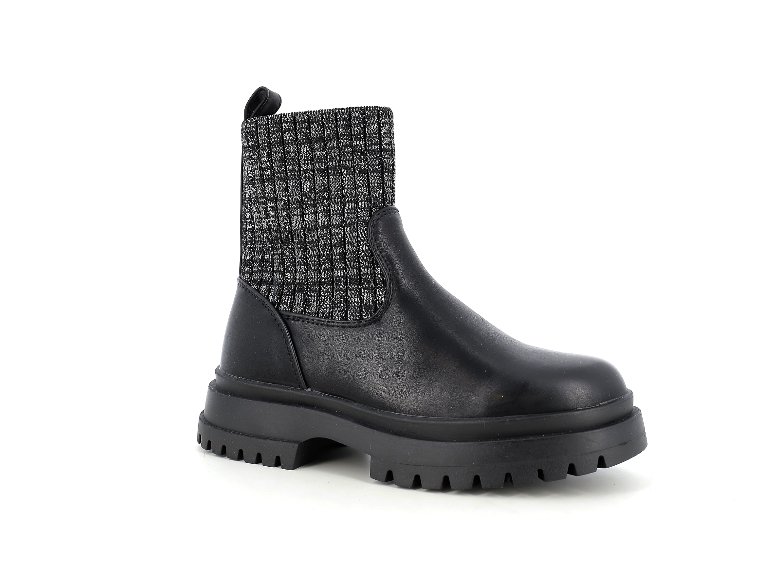 T brand-THEODULU Synthétique Noir Argent