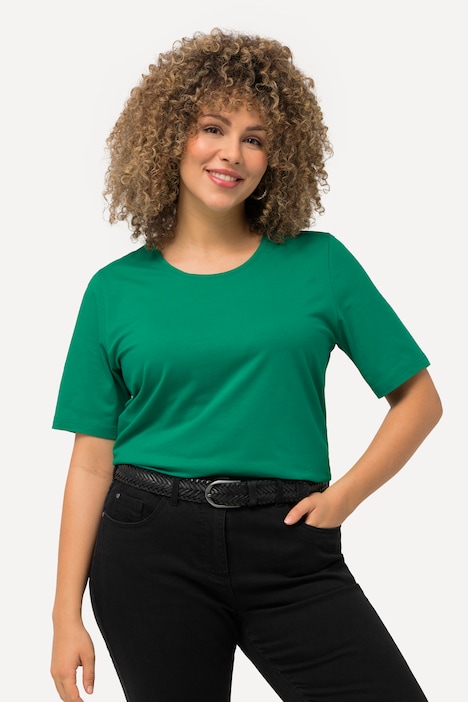 T-Shirt, A-Linie, Rundhalsausschnitt, Halbarm