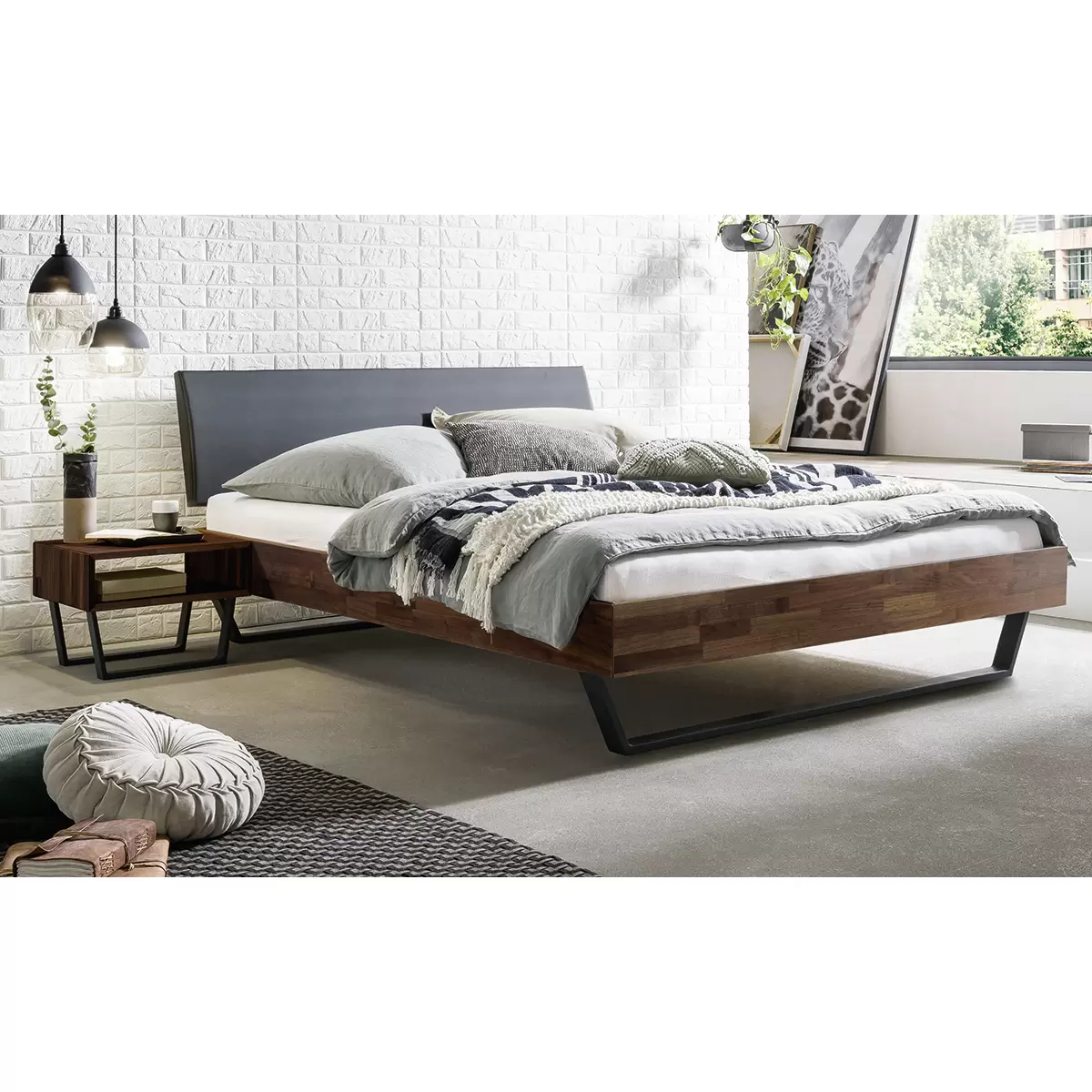 Hasena Bett 180x200 Sariano 180 x 200 Dunkelbraun