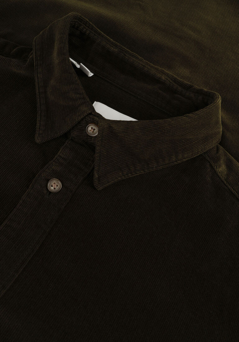 SELECTED HOMME groene selected homme overshirt slhregowen-cord shirt ls w
