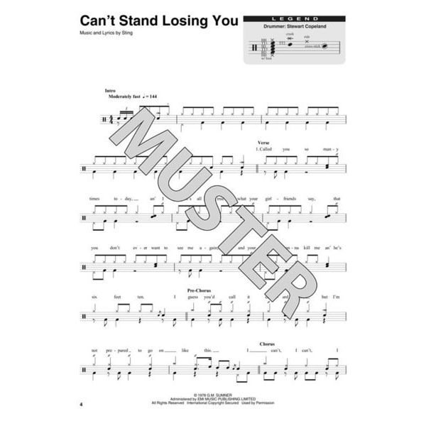 Hal Leonard Drum Play-Along The Police