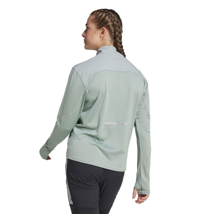 adidas Dame Trøjer Ultimate Hivis 1/2 LS Grøn