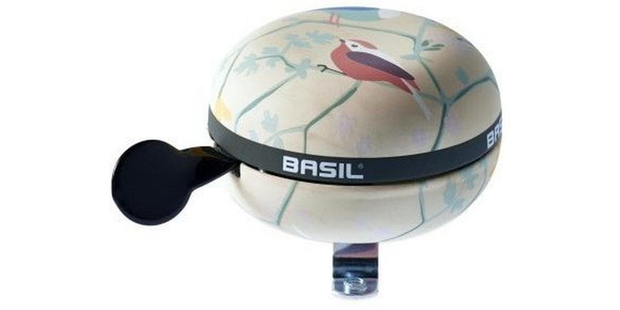 BASIL Fahrradklingel Big Bell Wanderlust, Weiss Fahrradklingel
