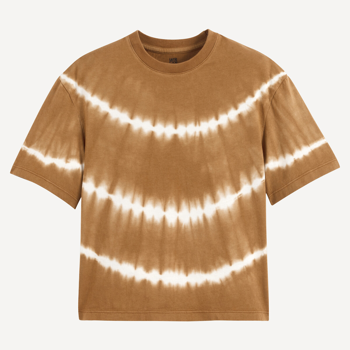 COLEÇÃO LA REDOUTE<br>Camiseta tie-dye com gola redonda