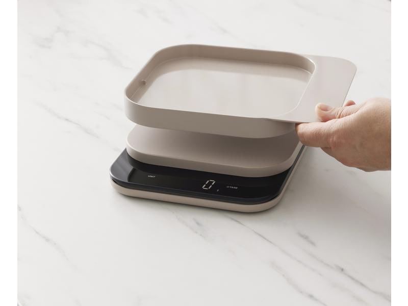 Rosti Küchenwaage Mensura Beige Digitale Küchenwaage