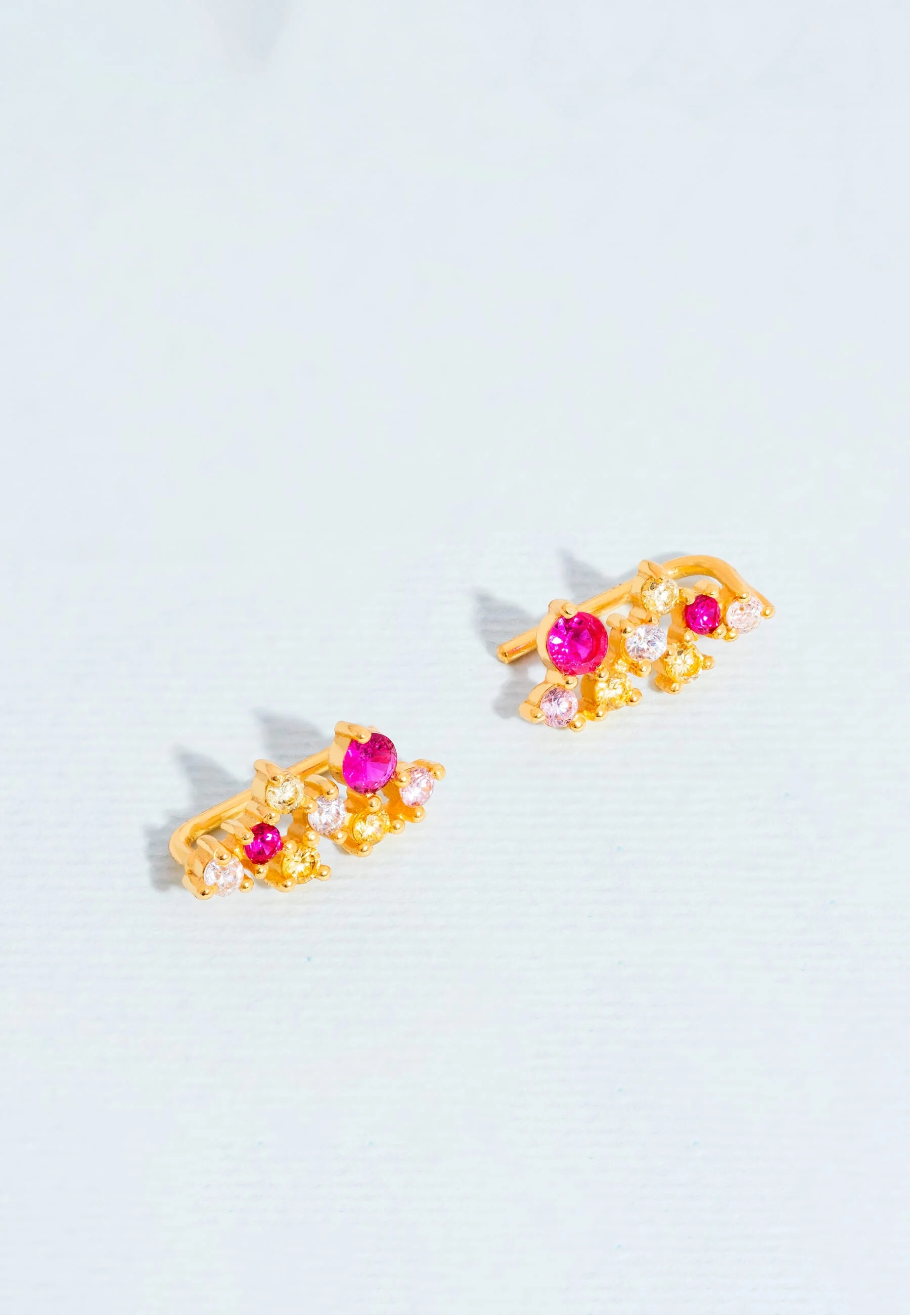 JASMINE - Les boucles d'oreilles grimpantes | Rose