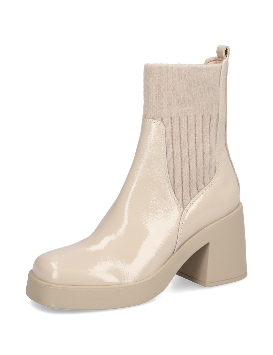 Lackleder Stiefelette
