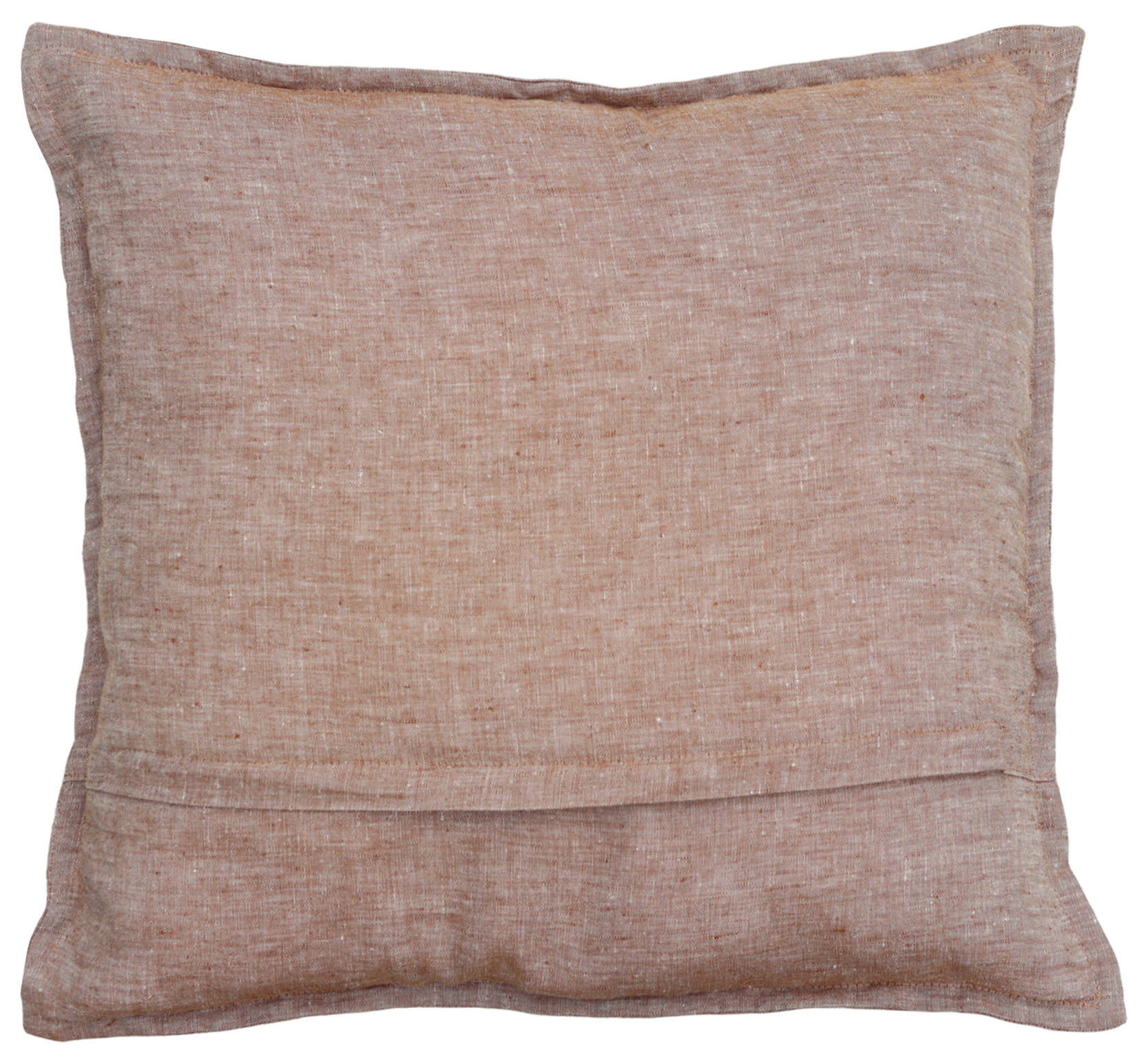 kussen soft linnen rst. bruin 48x48