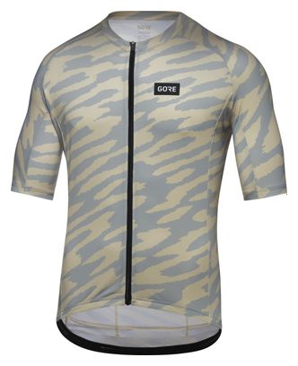 Maillot Manches Courtes Gore Wear Spirit Organic Camo Gris