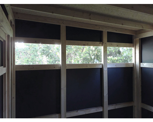 Tuinhuis Bertilo Design HPL 2 345 x 236 cm grijs-antraciet
