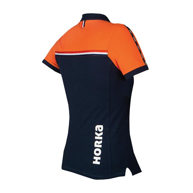 Polo KNHS Fan NL Dames Donkerblauw-oranje