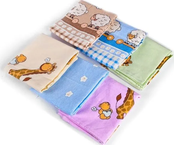 Sensillo Flannel-ble 50x60 med voksdug, Sensillo